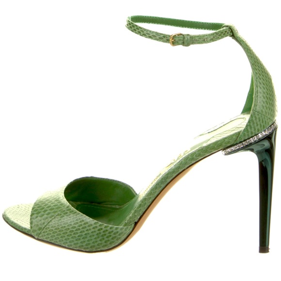 Salvatore Ferragamo Snakeskin
Animal Print Sandals - Picture 2 of 5